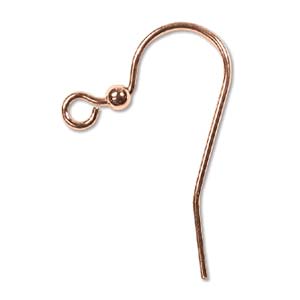 Earwire - 5 pairs - Copper
