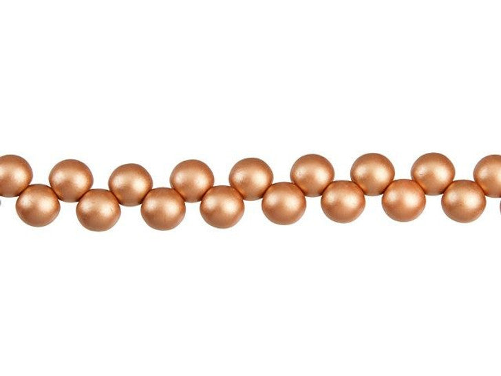Czech - Round - Top Drilled Hole - 8mm - 1 strand (25 beads)
