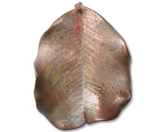 Pendant - Leaf - Copper Plated - 1 piece
