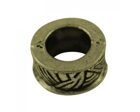 Metal - Ring (European Style) - 8mm x 4mm - 20 pieces - Antique Bronze
