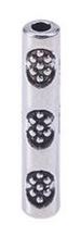 Metal - Tube - 10 pieces - Antique Silver