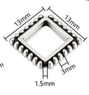 Metal - Frame - 2 pieces - Antique Silver