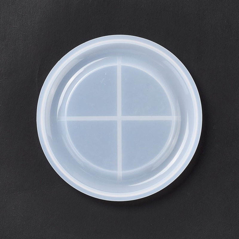 Silicone Mold - Flat Round - Cup Mat