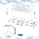Earring Holder - Coat Hanger - Acrylic - Clear
