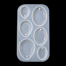 Silicone Pendant Mold - Teardrop and Oval