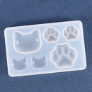 Silicone Pendant/Earring Mold - Cat