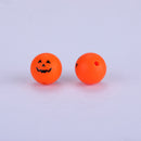 Silicone - Round - Halloween  - 15mm - 2 pieces