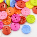 Buttons - Acrylic- 100 pieces