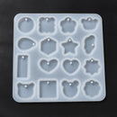 Silicone Pendant Mold - Flat - Various Shapes