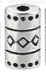 Metal - Tube - 10 pieces - Antique Silver