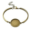 Bezel Bracelet Kit - Bar - 20mm - 1 set