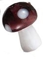Lampwork - Mushrooms - 12-14mm - 2 pieces
