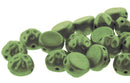 Czech - Baroque Cab (Two Hole) - 7mm - 25 beads