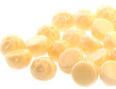 Czech - Baroque Cab (Two Hole) - 7mm - 25 beads