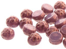 Czech - Baroque Cab (Two Hole) - 7mm - 25 beads