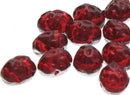 Czech - Baroque Cab (Two Hole) - 8mm x 6mm - 25 beads