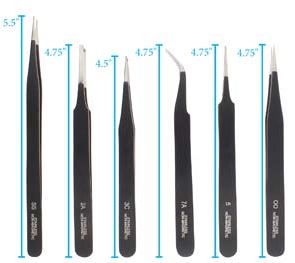 Tweezer Set - 6 pieces