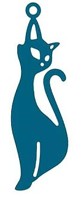 Charms - Stainless Steel - Spray Painted - Cats - 2 pieces