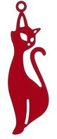 Charms - Stainless Steel - Spray Painted - Cats - 2 pieces