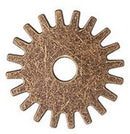 Steampunk Gears - Cogs - Antique Bronze - 10 pieces