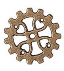Steampunk Gears - Cogs - Antique Bronze - 10 pieces