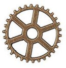 Steampunk Gears - Cogs - Antique Bronze - 10 pieces