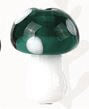 Lampwork - Mushrooms - 12-14mm - 2 pieces