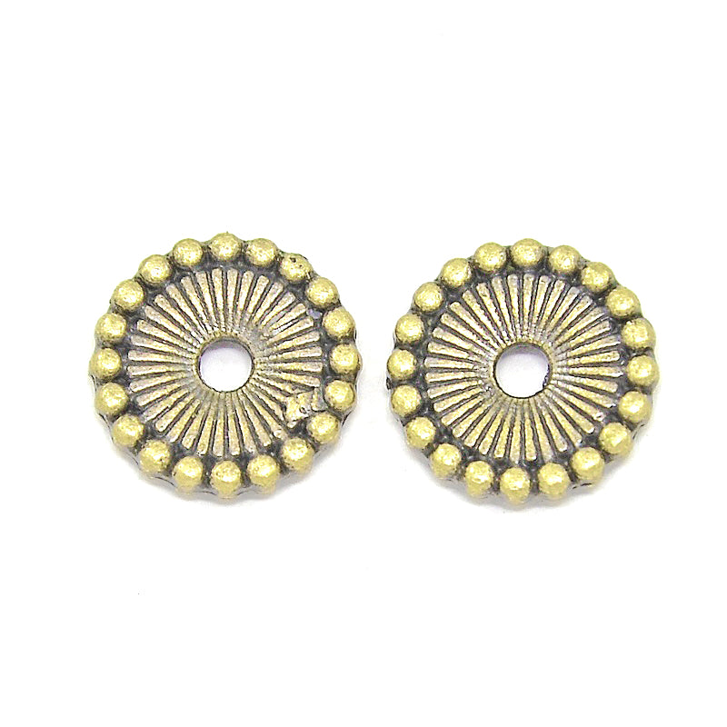 Metal - Disc (Round) - 12mm - 10 pieces