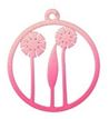 Charms - Spray Painted - 2 pieces