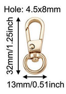 Clasp - Swivel - Metal - 1 piece