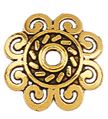 Bead Caps - Flower - 13.5mm x 3mm