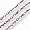 Chain - Cable - 3mm x 2mm - 1 Meter