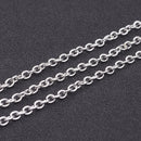 Chain - Cable - 3mm x 2mm - 1 Meter