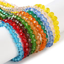 Glass - Round (Faceted) - 4mm - 32cm Strand