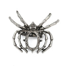 Bezel Brooch - Spider - Tray 18mm x 13mm - 1 piece - Antique Silver