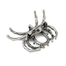 Bezel Brooch - Spider - Tray 18mm x 13mm - 1 piece - Antique Silver