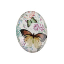 Cabochon - Glass - Oval - 25mm x 18mm - Butterflu