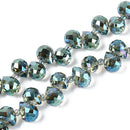 Pendant - Glass - Drop - 9.5mm - 10 piece