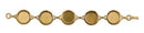Bezel Patera Bracelet Kit - Nunn Design - Antique Gold