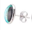 Bezel Ear Post Kit - Round - Cab 10mm - 1 pair