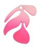 Charms - Spray Painted - 2 pieces