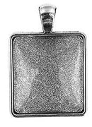 Bezel Pendant Kit - Square - 1 set