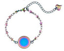 Bezel Bracelet Kit - Round - Rainbow - Cab 16mm - 1 set