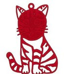 Charms - Stainless Steel - Spray Painted - Cats - 2 pieces