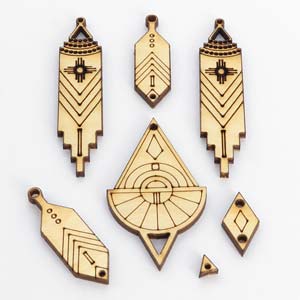 Wooden Jewellery Pop Outs