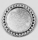 Bezel Brooch Kit - Round - 1 piece - Antique Silver