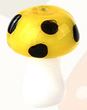Lampwork - Mushrooms - 12-14mm - 2 pieces