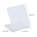 Earring Holders - Acrylic - Clear - 34mm x 35mm x 27mm - 5 pieces