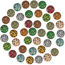 Cabochon - Leopard Print - 12mm - 10 pieces