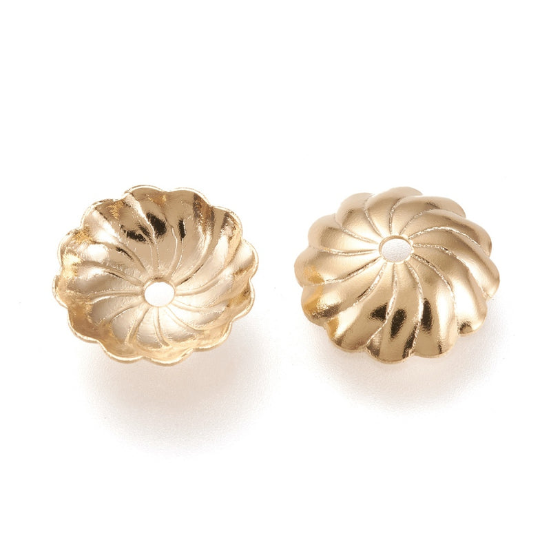 Bead Caps - Metal - 10 pieces